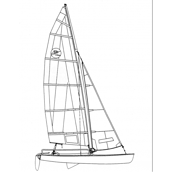 Katamaran Hobie 17 Östereich Binnen Bild 1